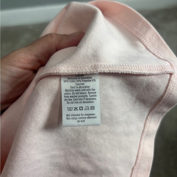 Janie & Jack Blush Pink Spring Easter dress short sleeve white lace 12-18 months - Picture 4 of 7